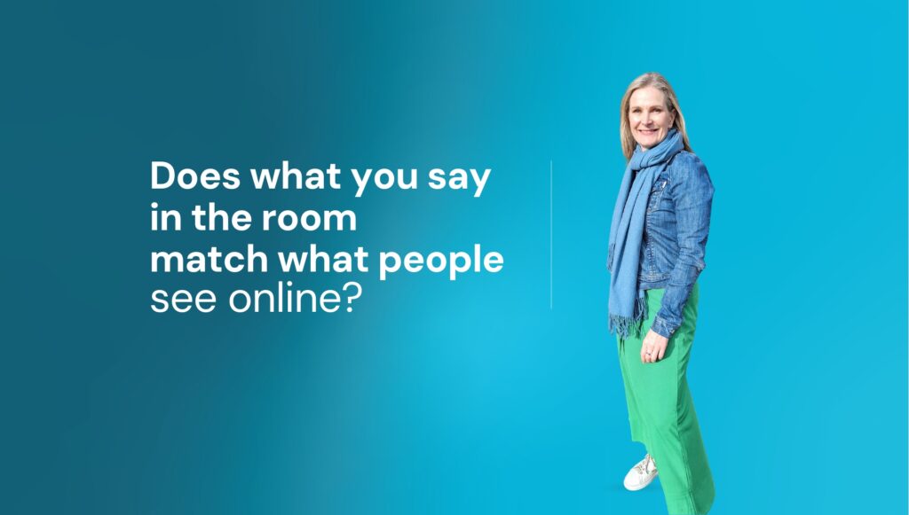 Consultant viewing LinkedIn profile as part of client due diligence